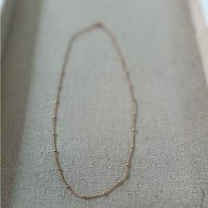 Made by Mary Gold Bead Necklace